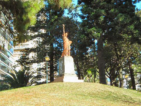 Replica of the Statue of Liberty in Barrancas