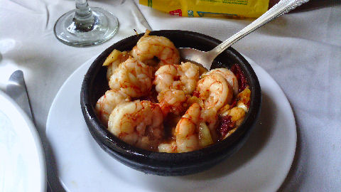 Taberna Baska - gambas al ajillo