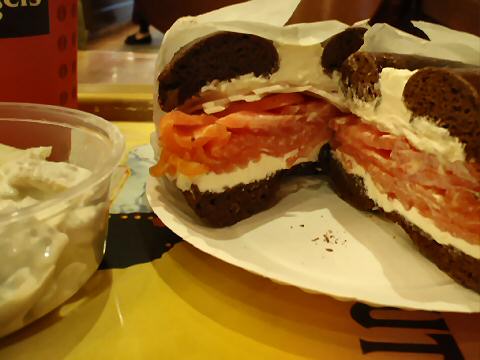 Tal Bagels - bagel, lox, and creamed herring