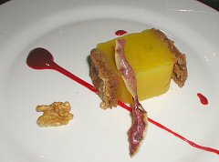 Thymus - sweet potato lemon terrine