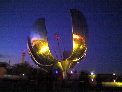 Closing of the UN Plaza flower