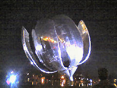 Closing of the UN Plaza flower