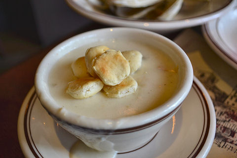 Union Oyster House - clam chowder