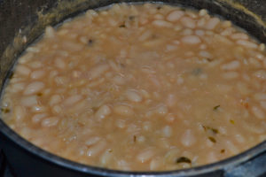 Seco de cabrito - beans