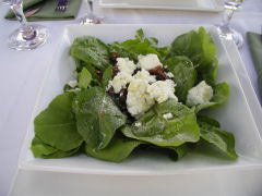 Vinedo de los Vientos - arugula and goat cheese salad