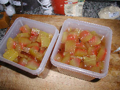 Watermelon pickles