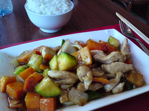 Zensato - spicy chicken stir-fry