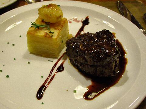 Medallions of beef in Malbec reduction