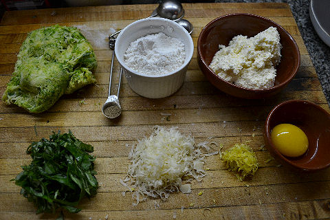 Zucchini gnocchi